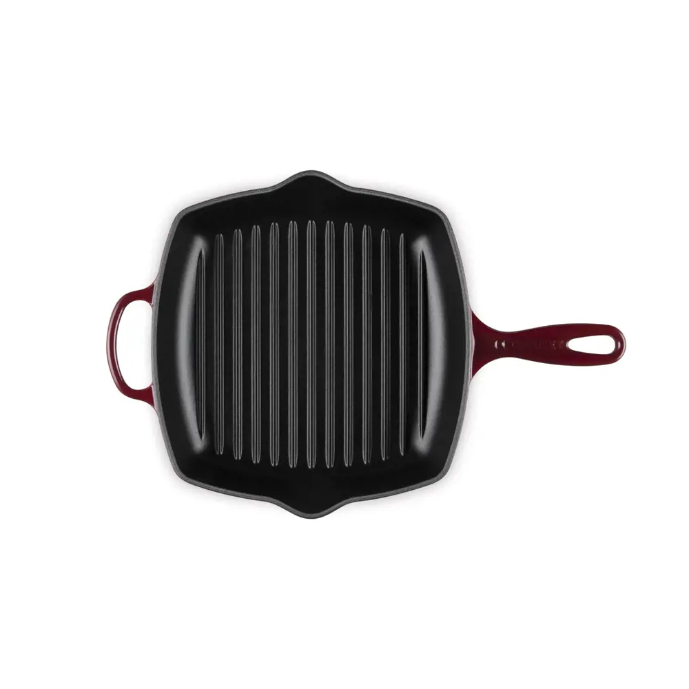 Le Creuset Signature Rhône Cast Iron Square Grillit 26cm